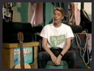 Andy Crane (in But First This t-shirt), introduces The Pink Panther.