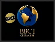 A Quack Circle appears over the BBC1 symbol before Neighbours! Sacrilege!
