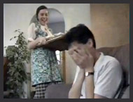 Siobhan interviews Phillip Schofield and also plays Mrs Apron - his supposed cleaner. This film resulted in much laughter and many outtakes.