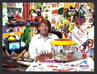 Simon in the Broom Cupboard. Summer 1988.